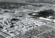 Mystery Foto #39 Solved: A 1950’s aerial view of the Motor Parkway Western Terminus in Fresh Meadows