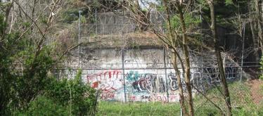 Mystery Friday Foto #12 Solved; The Oyster Bay LIRR Bridge Williston Park & East Williston Abutment