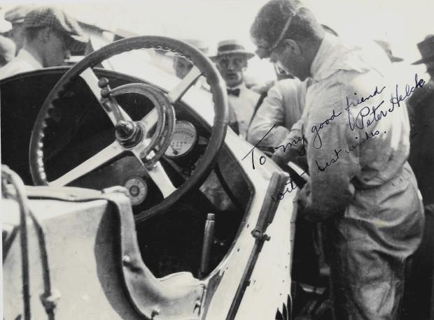 Mystery Foto #42 Solved: A 1915  autographed photo from Ralph DePalma to his “good friend” Peter Helck