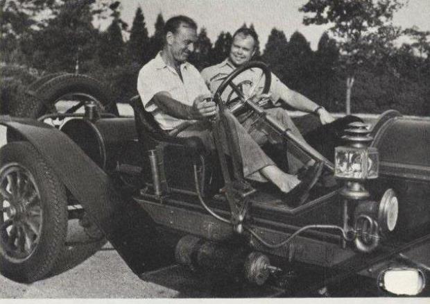 Mystery Friday Foto #9 Solved: Gary Cooper and Henry Austin Clark, Jr. going for a ride in the Hamptons (Circa 1960)