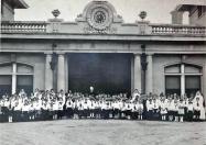 Mystery Foto #36 Solved: The Opening Day of Mineola’s Corpus Christi School, Formerly Grave’s Garage