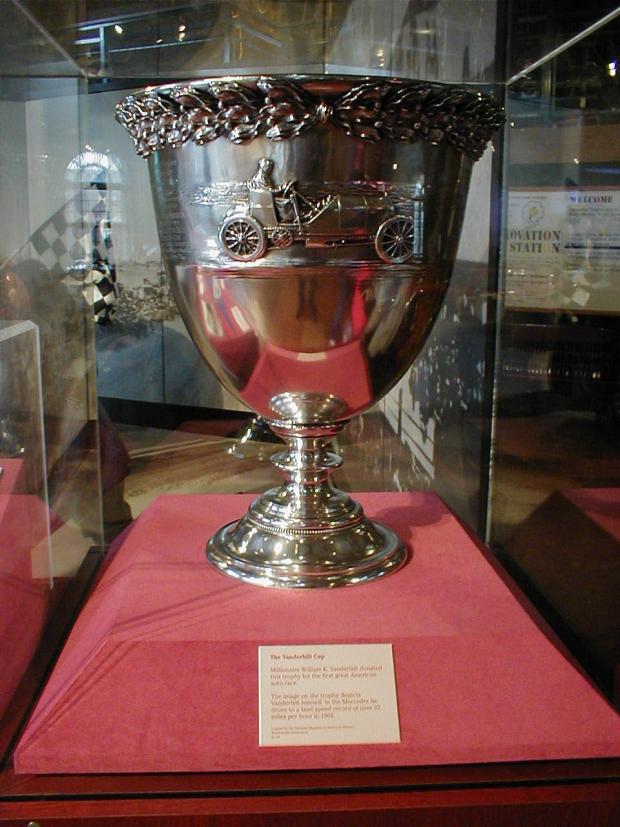 Upclose: The Vanderbilt Cup Trophy in 2002