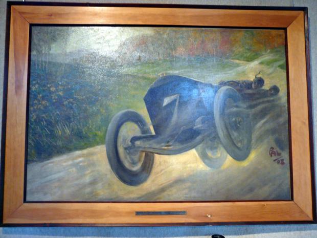 VanderbiltCupRaces.com Exclusive: Rare 1908 PAL Race Painting Discovered