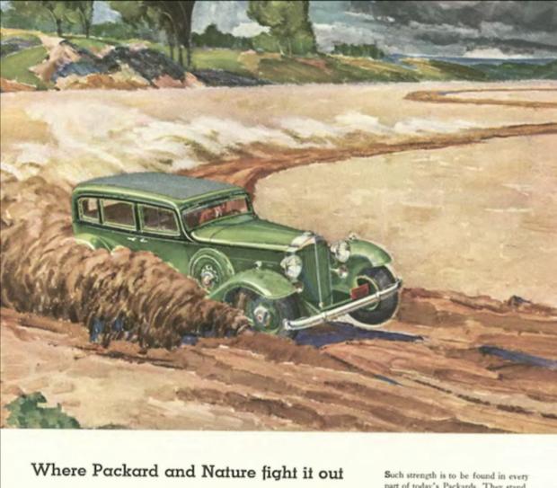 InstaGRAM Report: Peter Helck: Advertising and Art Part 3 - Packard and Mack Trucks