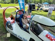 The 1984 Domino’s Tritan A2 Aerocar At Old Westbury Gardens