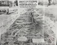 A 1908 Aeromap of Lake Ronkonkoma, the Motor Parkway Inn and an Automobile Parkway under construction