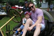 Smiles & Thumbs Ups at the Port Washington “Wheels Through Time” Antique Car Hill Climb & Car Show