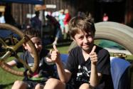 Smiles and Thumbs Up from the 49th Cow Neck Peninsula Historical Society  Fall Country Fair