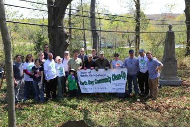 2014 North Hempstead Community Clean-Up Day of the Townsend Cemetery, East Hills