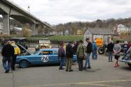 Members of the Roslyn Landmark Society, Long Island Motor Parkway Preservation Society and the Model A Ford Club toured the Waterfront at Roslyn Garage last Sunday