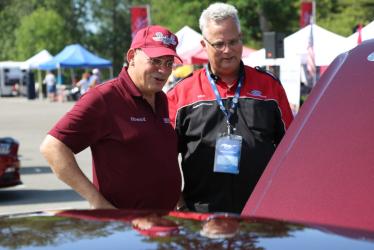 Author and Ford Insider John Clor Salutes the 1963 Mustang III Concept Show Car in Niagara