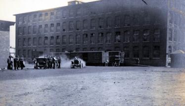 Mystery Foto #32 Solved: The 1905 Locomobile taking a practice run in Bridgeport for the 1905 Gordon Bennett Cup