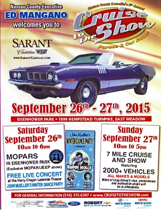 Six Car Shows on Long Island Today & Chrysler’s Chrysler at Hemmings Concours in Saratoga