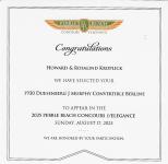 It’s Official: The 1930 Duesenberg J Murphy Convertible Sedan Berline #2448 J-399 accepted to the 2025 Pebble Beach Concours d’Elegance