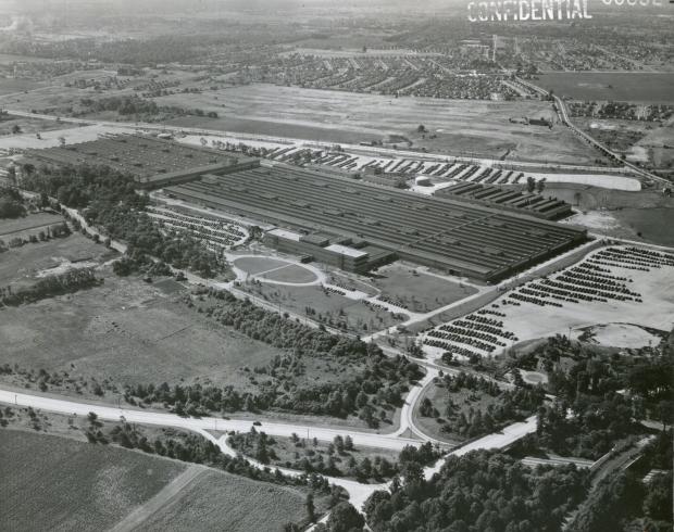 Mystery Foto #28 Solved: The Sperry Gyroscope Plant in Lake Success on September 27, 1952