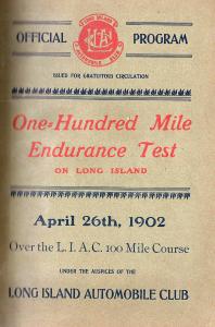 Ads From the Long Island Automobile Club 1902 Offical Program “One-Hundred Mile Endurance Test”