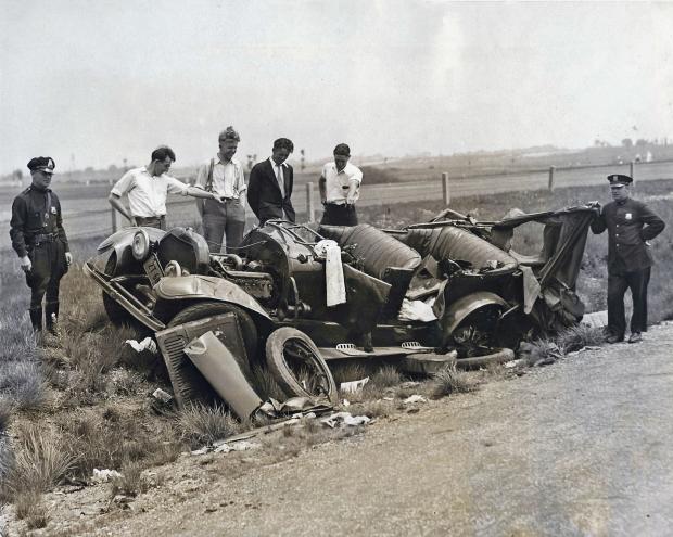 An Accident on the Motor Parkway in Garden City on July 8, 1931- Updated: 10/17/16