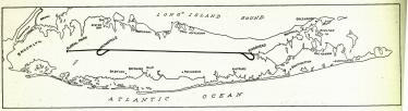 The Planned Long Island Motor Parkway from Floral Park to Riverhead