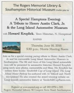 Walter McCarthy Collection: A Tribute to Henry Austin Clark, Jr.