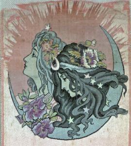 The Silk Menu Celebrating Louis Wagner- Winner of the 1906 Vanderbilt Cup Race