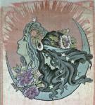 The Silk Menu Celebrating Louis Wagner- Winner of the 1906 Vanderbilt Cup Race