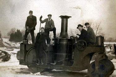 Surveyor Clinton Robertson Photo Album: The Construction Equipment of the Long Island Motor Parkway