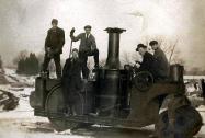 Surveyor Clinton Robertson Photo Album: The Construction Equipment of the Long Island Motor Parkway