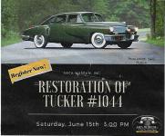 Tucker 1044 To Be Featured at “The Tucker Get Together-2019” This Saturday in Hershey, PA