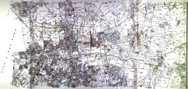 A 1923 Property Map of Nassau County Highlighting the Motor Parkway