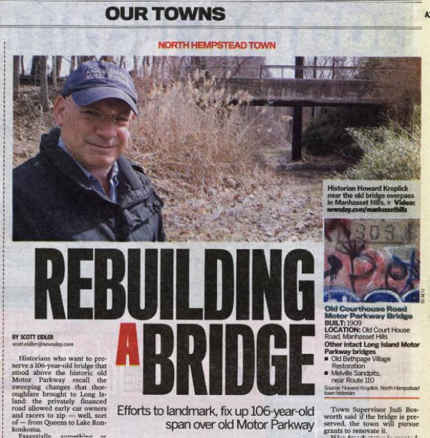 Newsday Article and Video: “Rebuilding a Bridge”