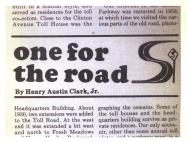 Henry Austin Clark, Jr. and the Motor Parkway: “one for the road” (Circa 1985)
