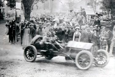Then & Now: The Westbury Old Country Road Turn at the 1909 & 1910 Vanderbilt Cup Races