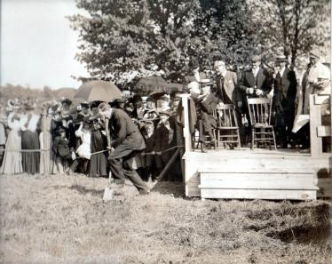 Archives: Long Island Motor Parkway-Ground-Breaking Ceremony (June 6, 1908)
