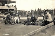 Views from the Pits of the 1910 Vanderbilt Cup Race