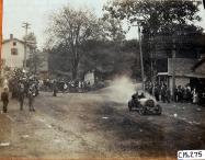 Racing Up Manhasset Hill During the 1906 Vanderbilt Cup Race