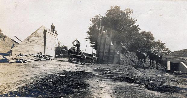 Mystery Friday Foto #15 Solved: The Jerusalem Road  (Stewart Avenue) Motor Parkway Bridge under construction