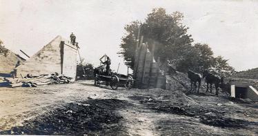 Mystery Friday Foto #15 Solved: The Jerusalem Road  (Stewart Avenue) Motor Parkway Bridge under construction