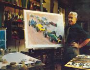 The InstaGRAM Report: Peter Helck Vanderbilt Cup Race Paintings, Part One
