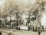 The Spinney Hill Grandstand for the 1906 Vanderbilt Cup Race
