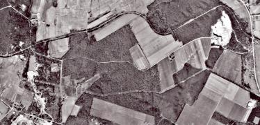 Updated: Mystery Foto #35 Solved: A 1950 Aerial of the Motor Parkway in Old Bethpage & Melville