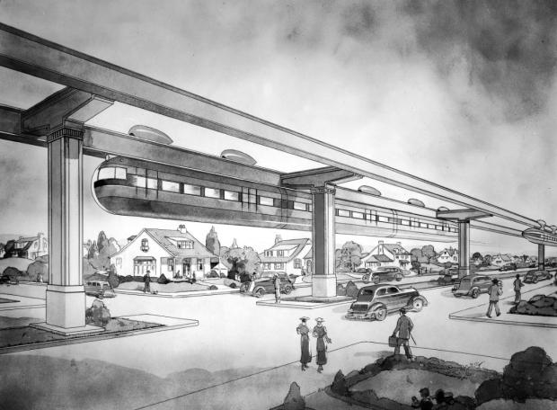  Mystery Friday Foto #48 Solved: An Interesting Motor Parkway Monorail Proposal