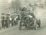Mystery Foto #60 Solved: #4 Chadwick on the LIRR Bridge on Ellison Road in Westbury during the 1908 Vanderbilt Cup Race