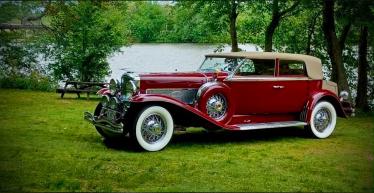 The 1930 Duesenberg Model J Murphy Sedan Convertible Berline attends the 2nd Annual Spring Dust Off & Blessing of the Cars in Riverhead