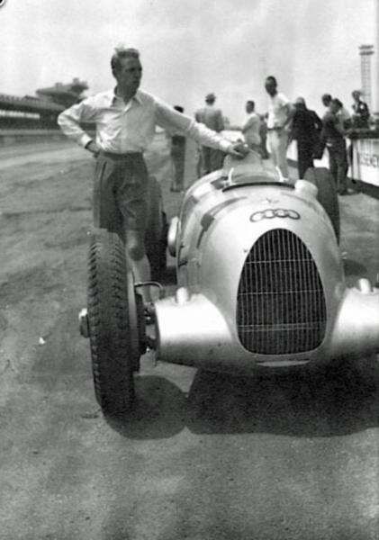 Mystery Friday Foto #35 Solved: Bernd Rosemeyer and his Auto Union Streamlined Type C Race Car