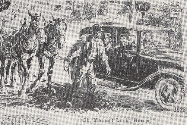 Life Magazine Automobile Cartoon Series #2:&nbsp; 1903 to 1928