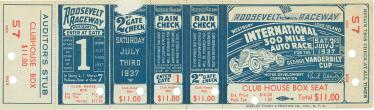 George Vanderbilt Cup Race Tickets and Passes