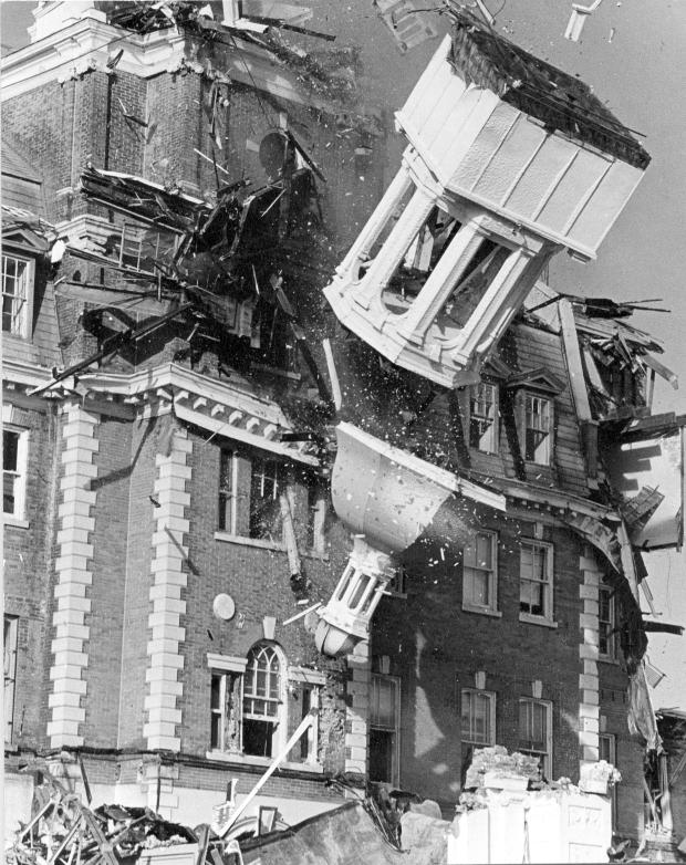 Mystery Foto #17 Solved: The Garden City Hotel Being Demolished in 1973