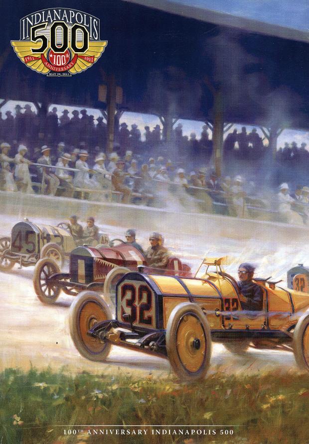 “The Black Beast” in the 100th Anniversary Indianapolis 500 Official Program