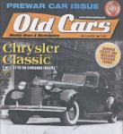 Old Cars Weekly Cover Article:Chrysler Classic-&nbsp; 1 of 1 ‘37 fit for company royalty
