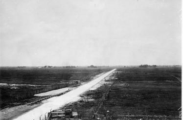 Mystery Foto #46 Solved:A View of the Motor Parkway looking West from the Officials’ Stand/Press Box